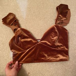 Velvet crop top!